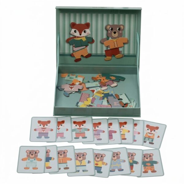Wooden animal costume game