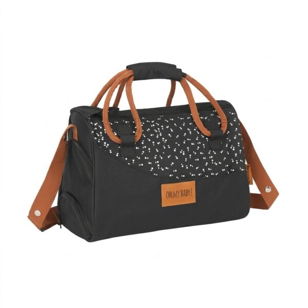 Pocketstyle Black Diaper Bag