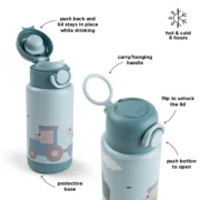 Thermoflasche Tiny farm 340 ml – Bild 5