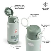 Thermoflasche Tiny farm 340 ml – Bild 3