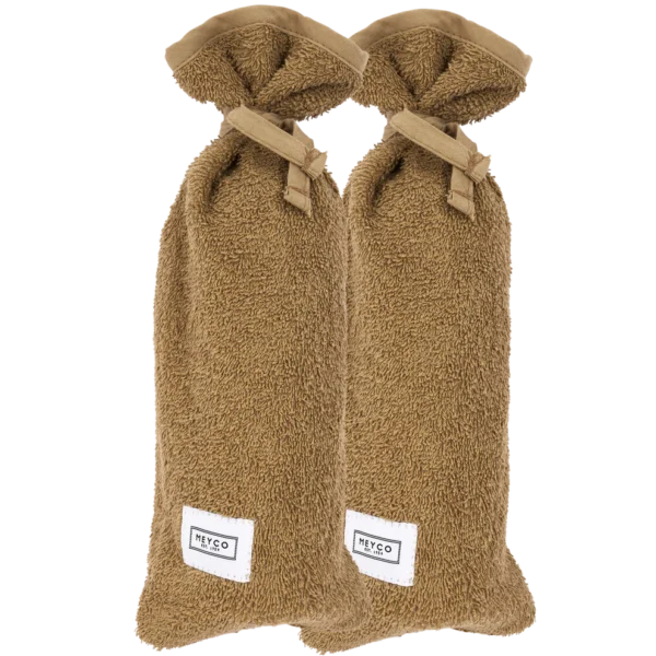 Terry cloth hot water bottle cover – 2-pack