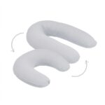 Stillkissen TWISTY - Pearl Grey