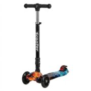 Scooter mit LED-Rädern