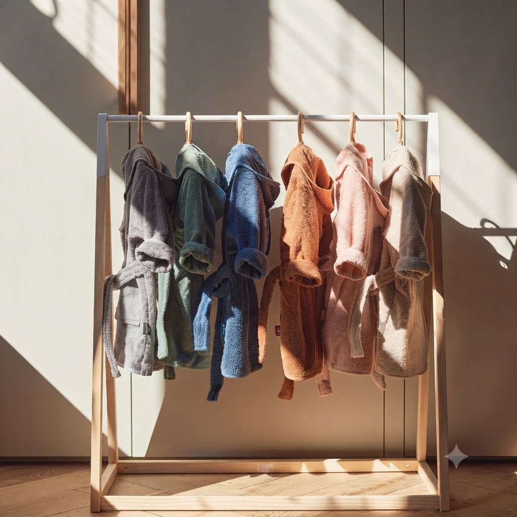 Baby Bademantel - Farben