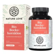 Bio Bockshornklee Kapseln mit Bockshornkleesamen