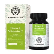 Eisen & Vitamin C Tabletten – Hochdosiertes Eisen-Bisglycinat mit Acerola