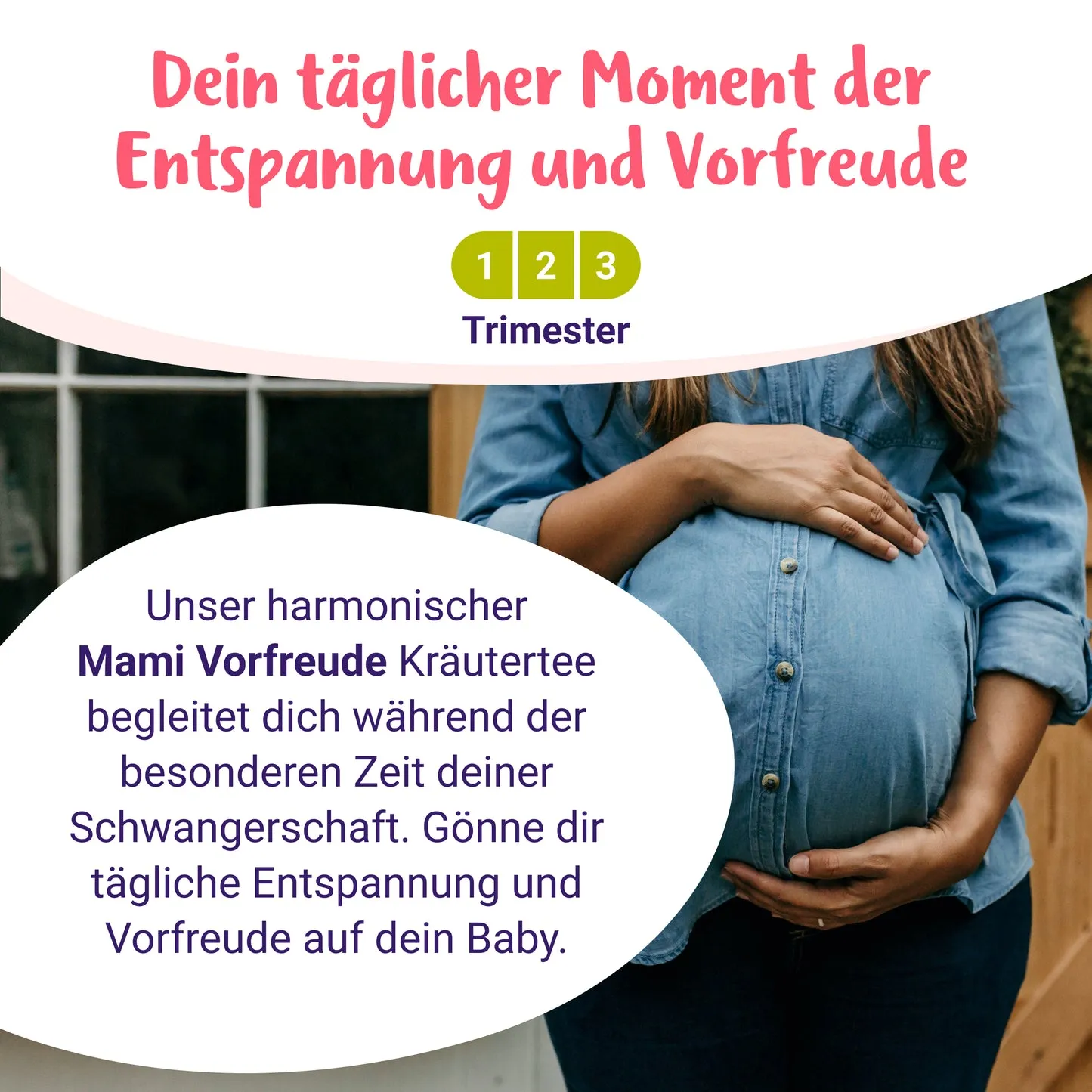 Mami Vorfreude – BIO Schwangerschaftstee (1.–3. Trimester)