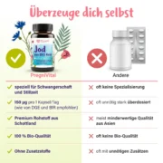 100 % vegan und ohne unnötige Zusatzstoffe.