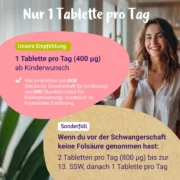 Folsäure Tabletten L-5-MTHF