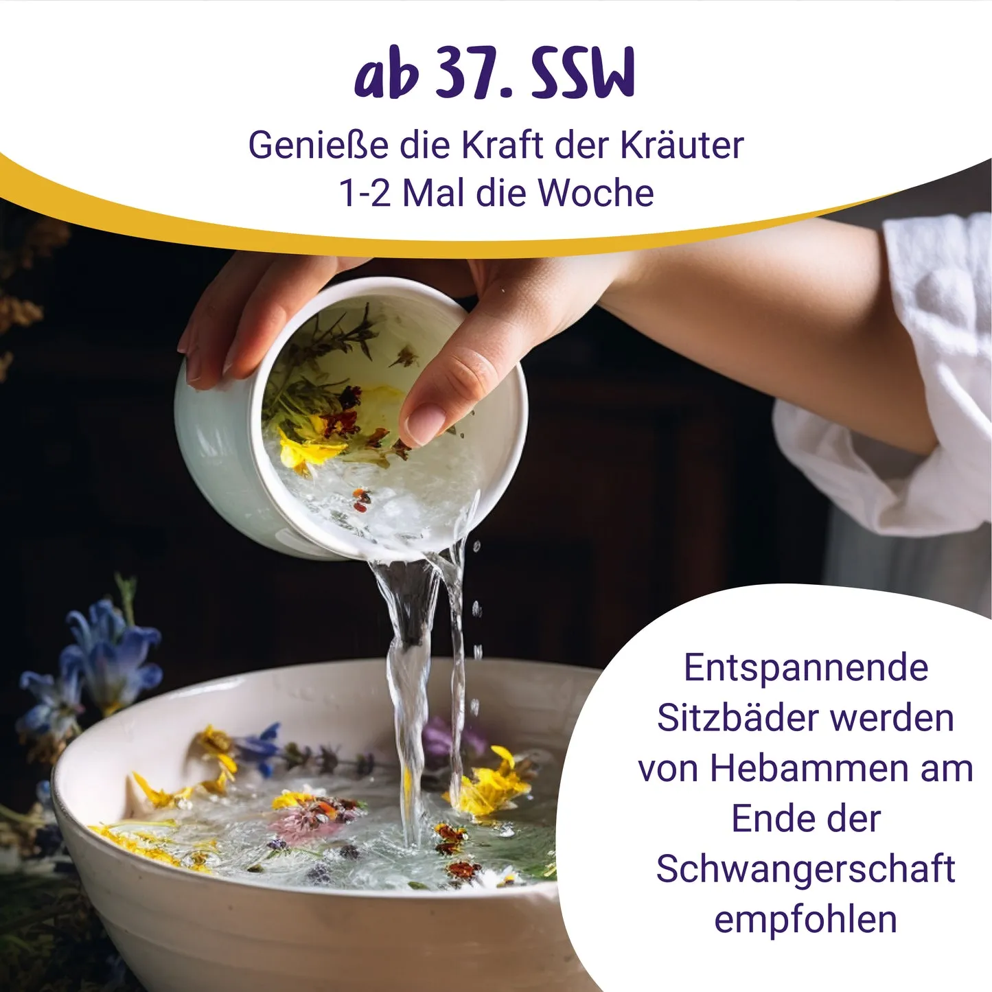 Geburtsvorbereitung ab der 37. Schwangerschaftswoche.
