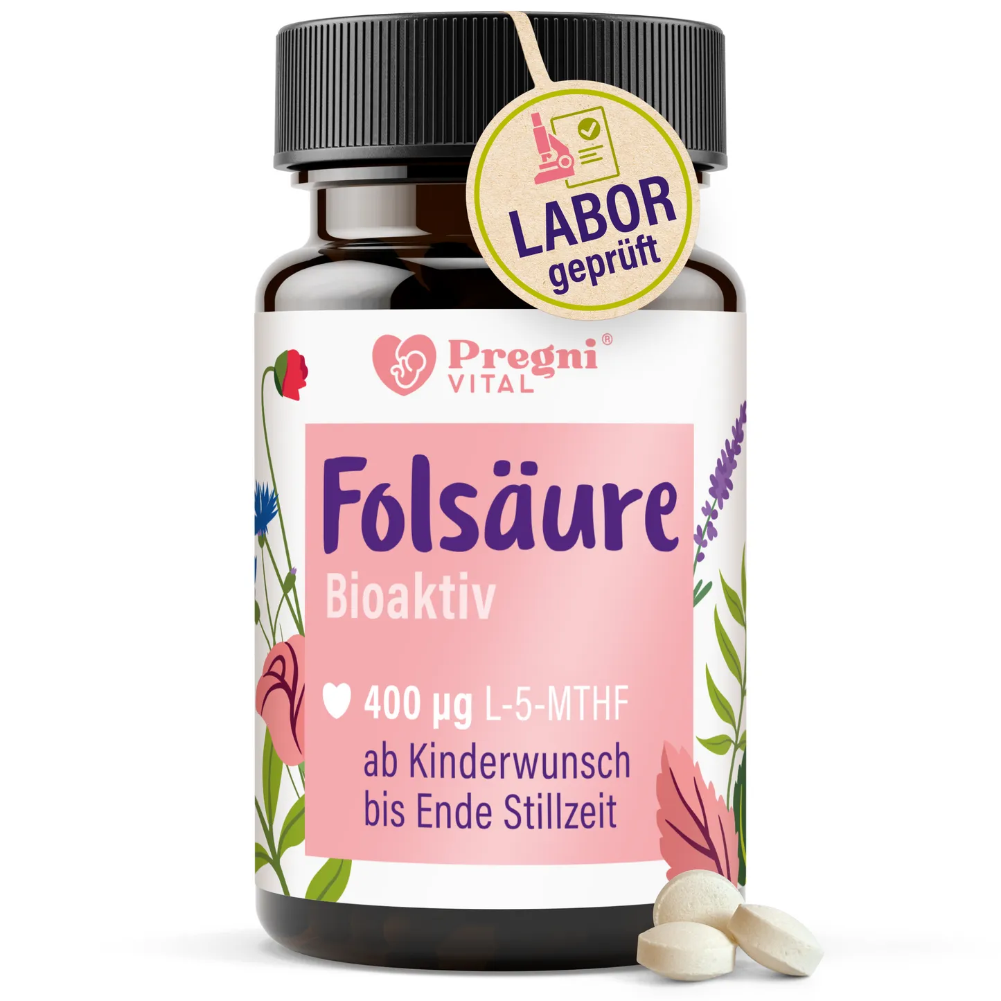 Folsäure Tabletten L-5-MTHF