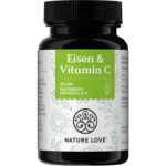 Eisen & Vitamin C Tabletten – Hochdosiertes Eisen-Bisglycinat mit Acerola