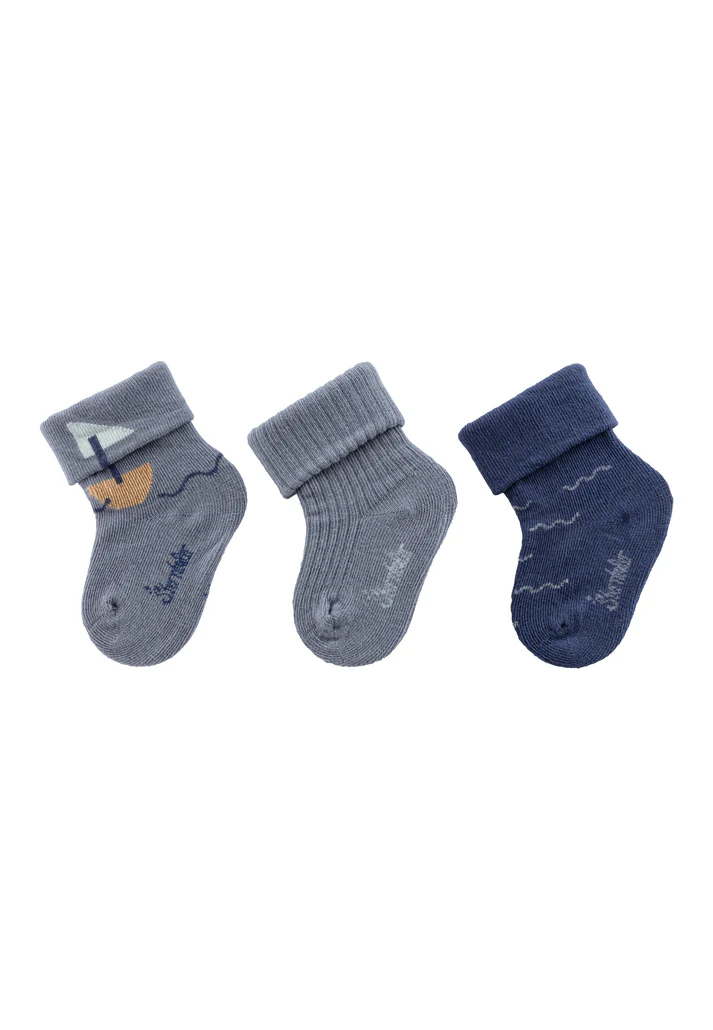 Second image of Sterntaler - Baby Socken 3er Pack mit Umschlag & Innenfrottee
