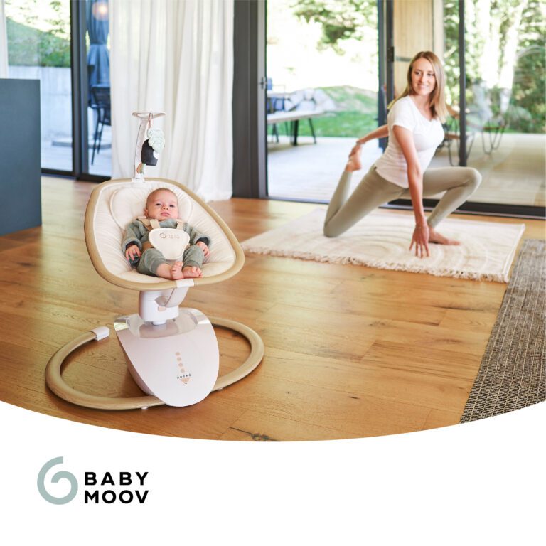 Second image of Babymoov Elektrische Babyschaukel Swoon Hoop – 5 Bewegungen, 4 Geschwindigkeiten