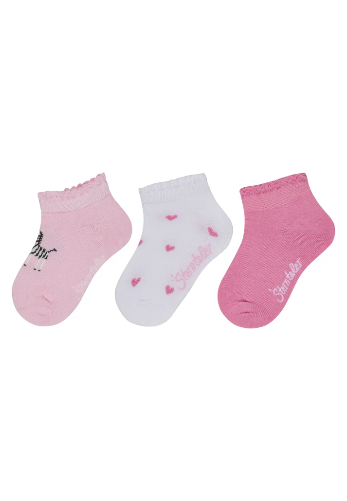 Sterntaler - Baby Socken 3er Pack mit Umschlag & Innenfrottee – Weich & Atmungsa