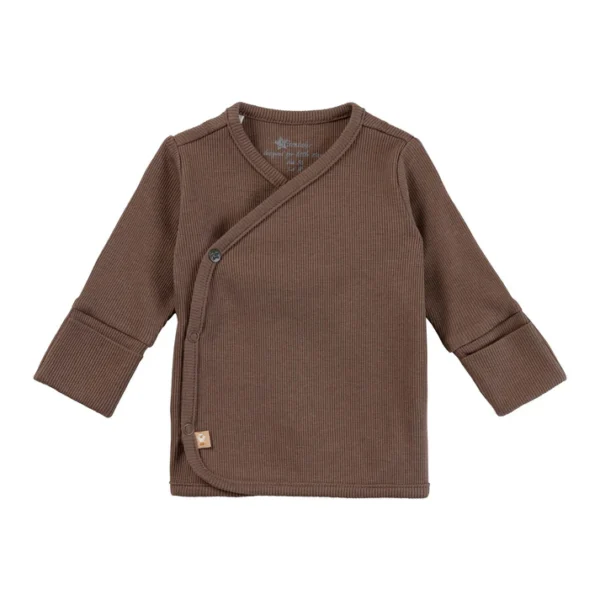 Sterntaler - Baby jacket Rippjersey - buttoned side & with scratch protection