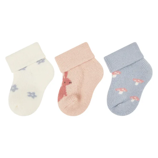 Sterntaler first socks 3-pack bunny & mushroom