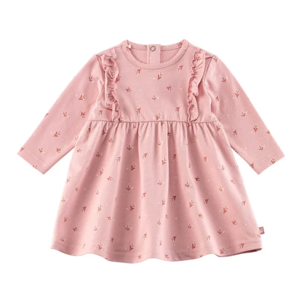 Sterntaler - Flowers & flounces baby dress - soft cotton jersey