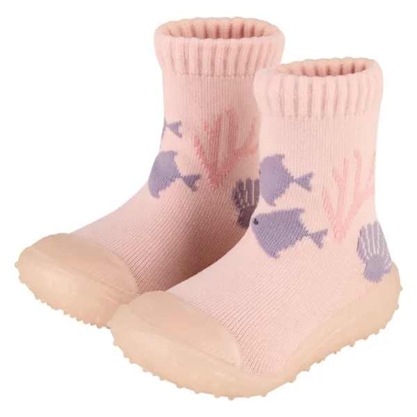 Adventure Socks with Rubber Socks - Sea Animals, Sealife & Flowers | non-slip