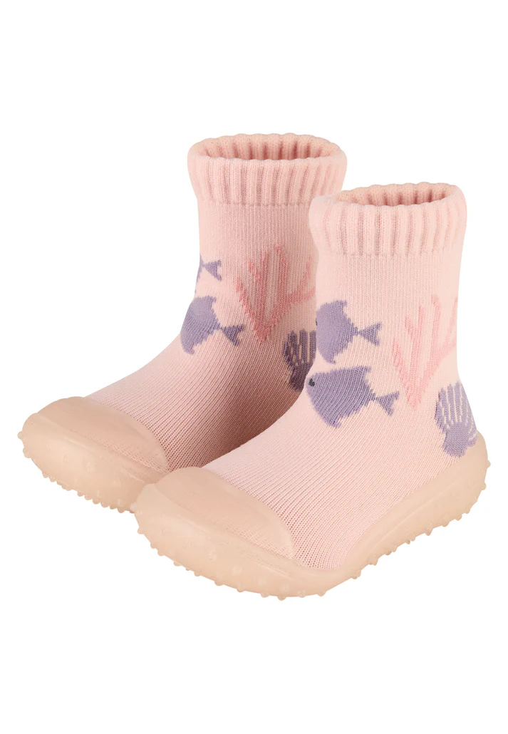 Adventure-Socken mit Gummisohle – Meerestiere, Sealife & Blumen | Rutschfeste