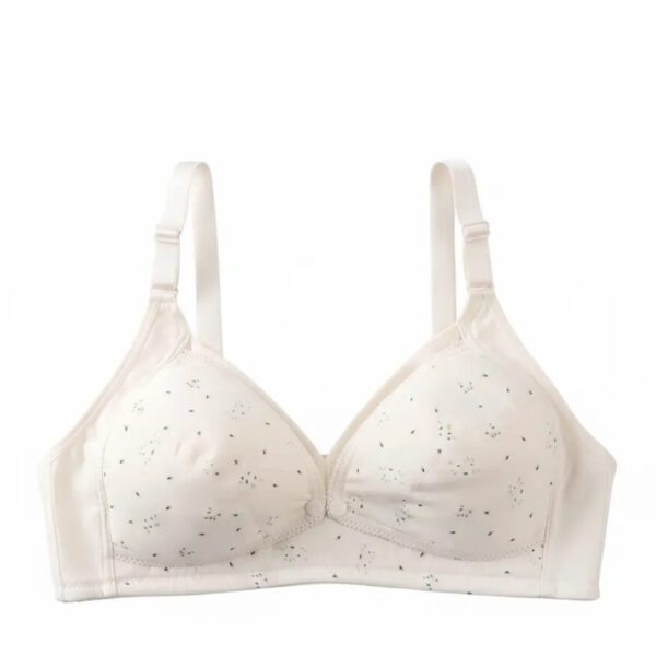 Printed maternity & nursing bra without underwire - soft, breathable & comfortable