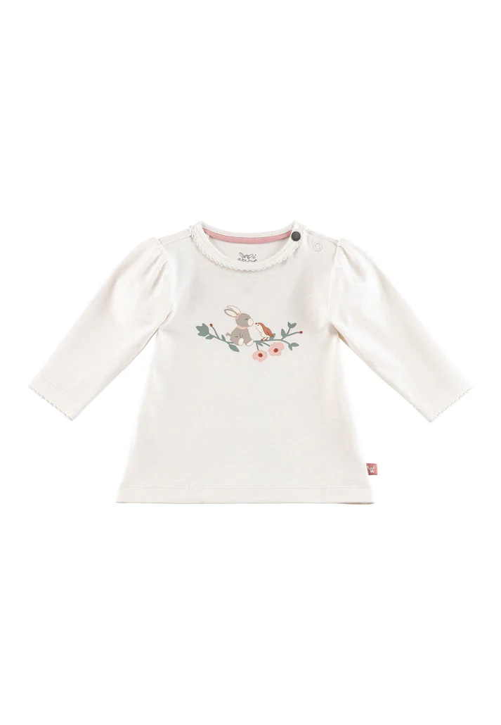 Sterntaler - Langarmshirt Emmi – Baumwolljersey mit Puffärmeln & Häkelkante
