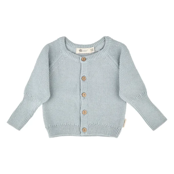 Sterntaler Cotton Cardigan Baby - wax cuffs & coconut buttons