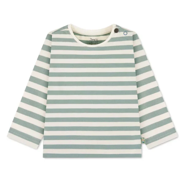 Sterntaler - GOTS Long Sleeve Shirt Striped with Emmi Embroidery - Organic Cotton