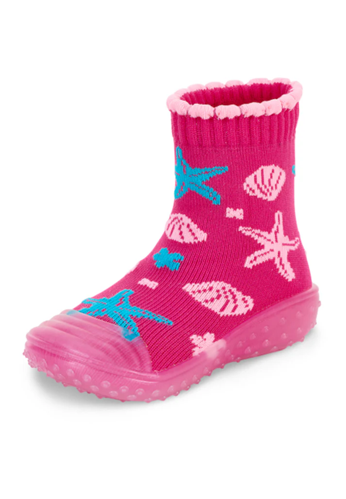 Second image of Adventure-Socken mit Gummisohle – Meerestiere, Sealife & Blumen | Rutschfeste