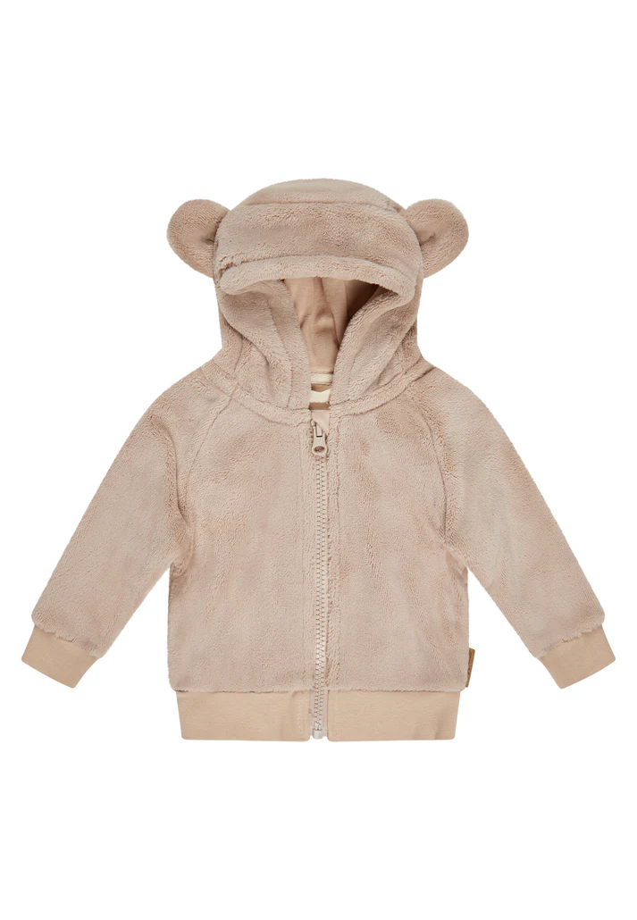 Sterntaler - Teddyjacke Baby mit Kapuze & Öhrchen – Flauschig & Warm