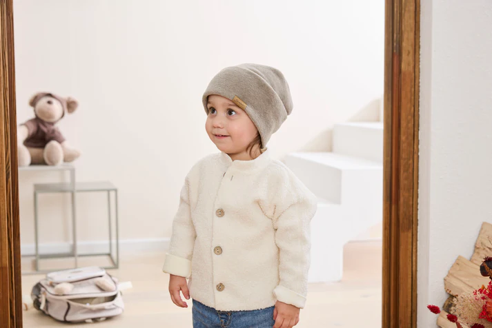 Second image of Sterntaler - Teddyjacke für Babys – Weiche Übergangsjacke mit Kokosknöpfen