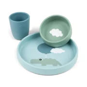 Silikon Geschirr-Set – Happy Clouds – Bild 4