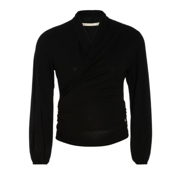 Maternity Wrap Top Glow - Style & Comfort for Pregnancy and Breastfeeding