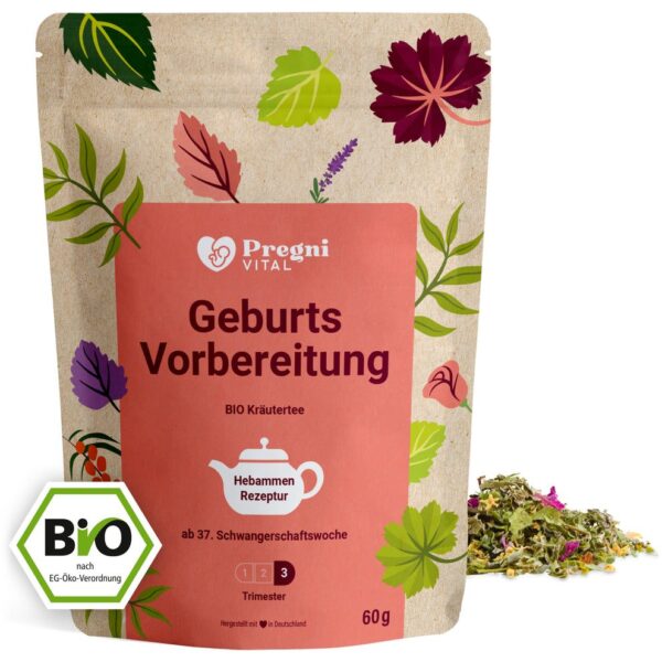 Pregnital Birth Preparation – Organic Pregnancy Tea from 37th week of pregnancy