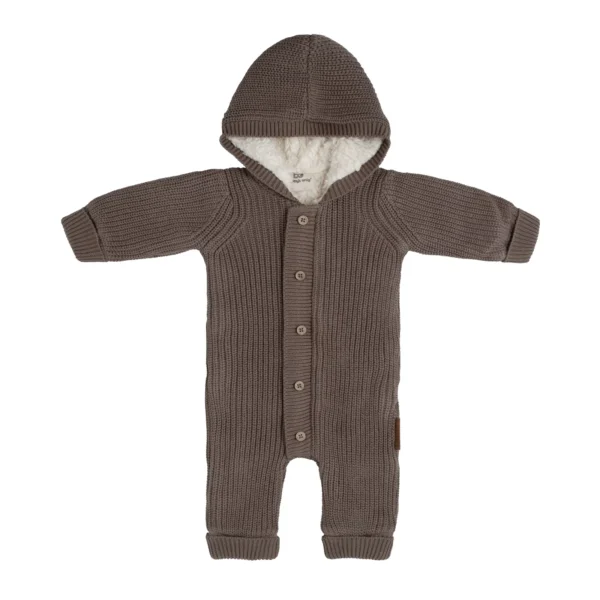 Baby's Only - Overall Teddy Lining Soul - Warm Hooded Baby Knitsuit