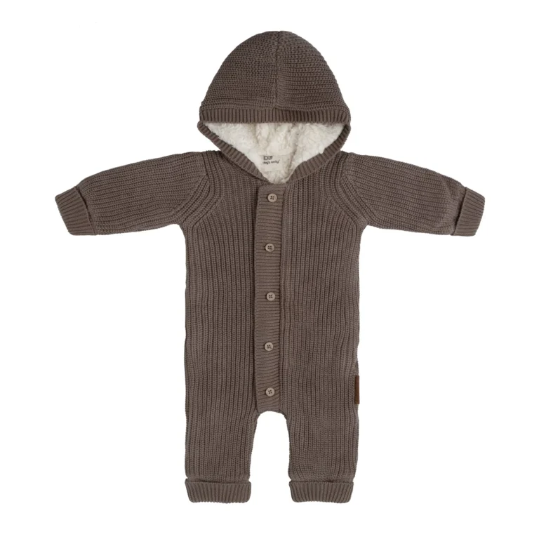 Baby’s Only - Overall Teddyfutter Soul – Warmer Baby-Strickanzug mit Kapuze