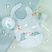 First Meal Set & Lätzchen mit Klettverschluss – Bild 3