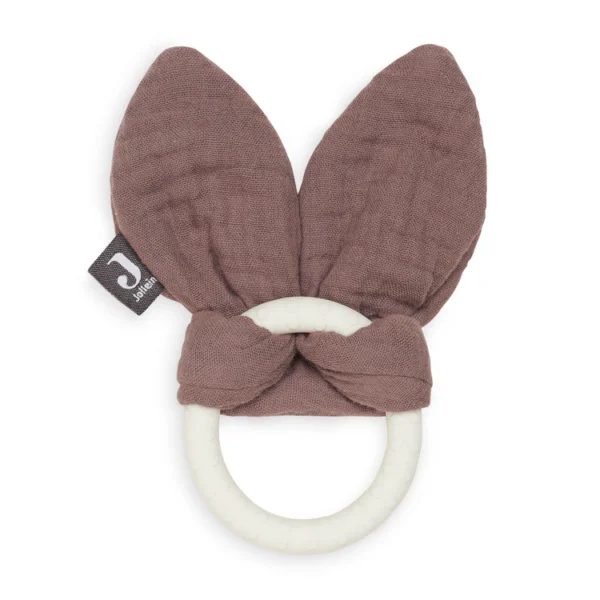 Jolle - Teether Ring Silicone Bunny Ears - Teeth aid for babies