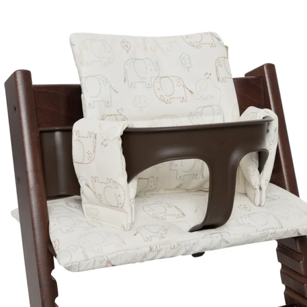 Jollein - seat reducer high chair Elephant Tales | Comfortable & washable