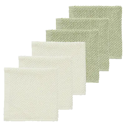 Terry cloth burp cloths, popcorn design, 30x30 cm