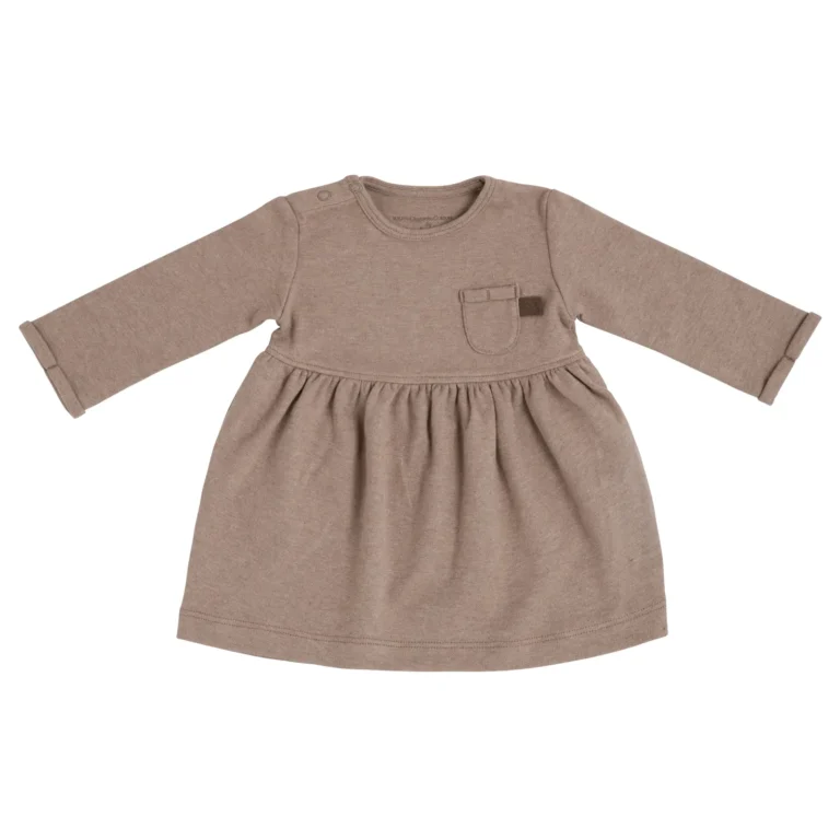 Baby's Only -  Jerseykleid Melange aus Bio-Baumwolle – Langarm Kleid für Mädch