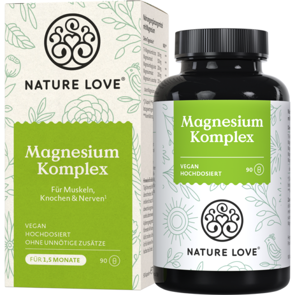 Nature Love - Magnesium Complex - 5x Magnesium for Muscles & Nerves