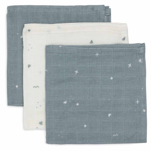 Jolle - burp cloths hydrophilic - 3-pack gauze cloths 31x31 cm