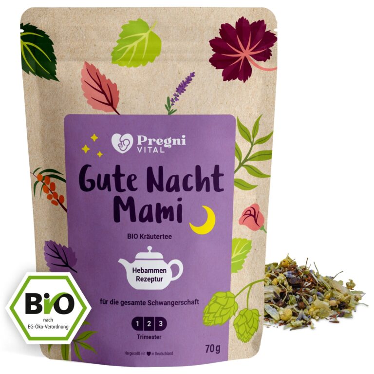 PregniVital Gute Nacht Mami – Bio Schwangerschafts-Tee für 1.–3. Trimester