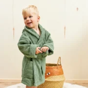 Bademantel Frottee mit Kapuze – Bild 2