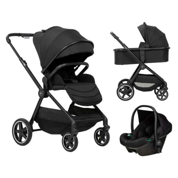 Freeon Zack 3-in-1 stroller | Complete set black