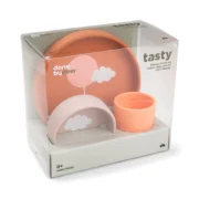 Silikon Geschirr-Set – Happy Clouds – Bild 3
