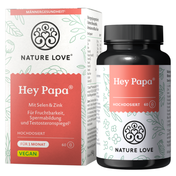 Nature Love - Hey Papa - Men's Vitamins for Fertility Wish