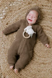 Baby’s Only - Overall Teddyfutter Soul – Warmer Baby-Strickanzug mit Kapuze – Bild 3