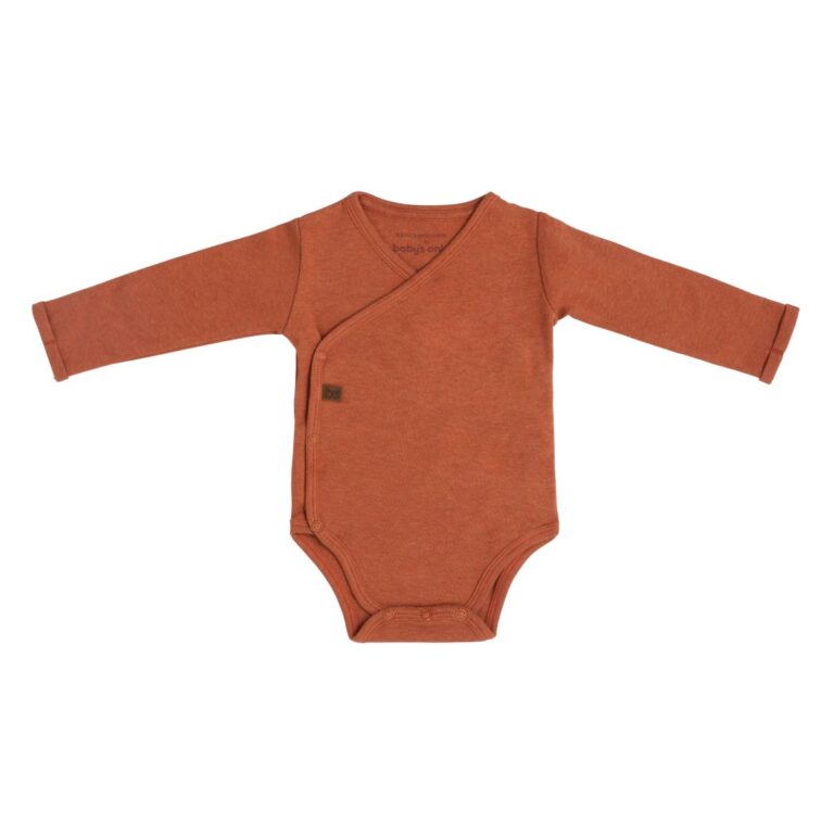 Baby’s Only - Baby Body Langarm Melange aus Bio-Baumwolle